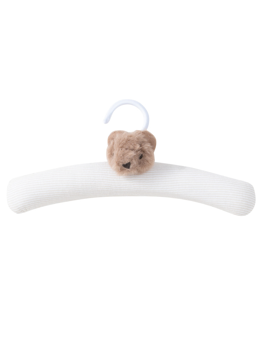 Kipp Petit Ours Padded Hanger - Stone