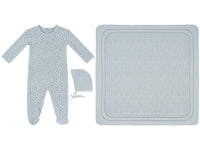 Kipp Whispering Blooms Layette Set - Dark Blue