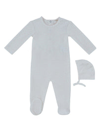 Kipp Whispering Blooms Footie & Hat - Rose