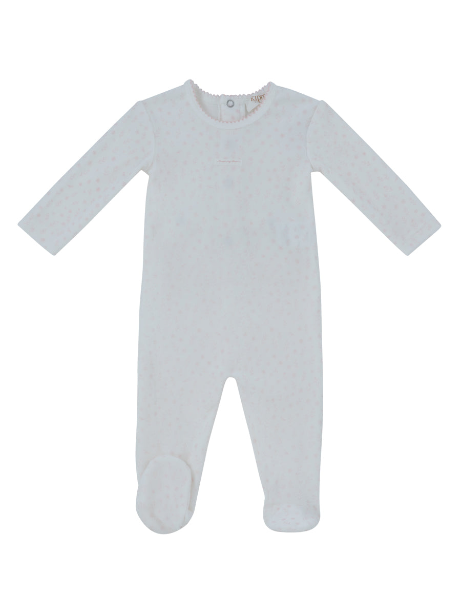 Kipp Whispering Blooms Footie - Rose