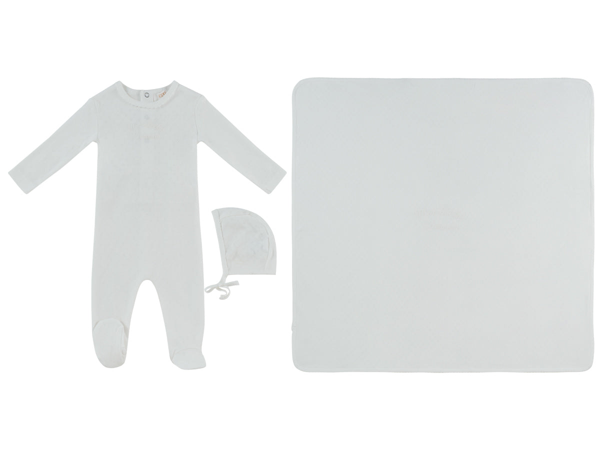 Kipp Mon Bebe Layette set - White