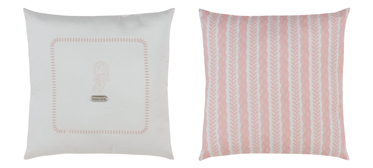 Kipp Atelier Cable Throw Pillow - Pink