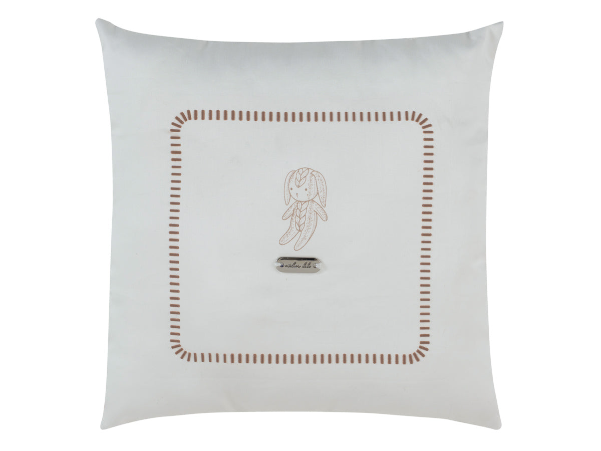 Kipp Atelier Cable Throw Pillow - Taupe