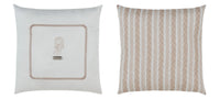 Kipp Atelier Cable Throw Pillow - Taupe