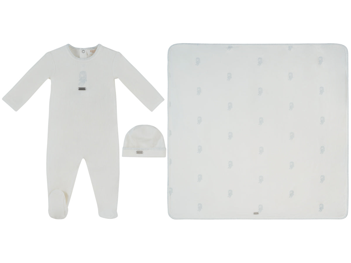 Kipp Atelier Bunny Layette - Blue