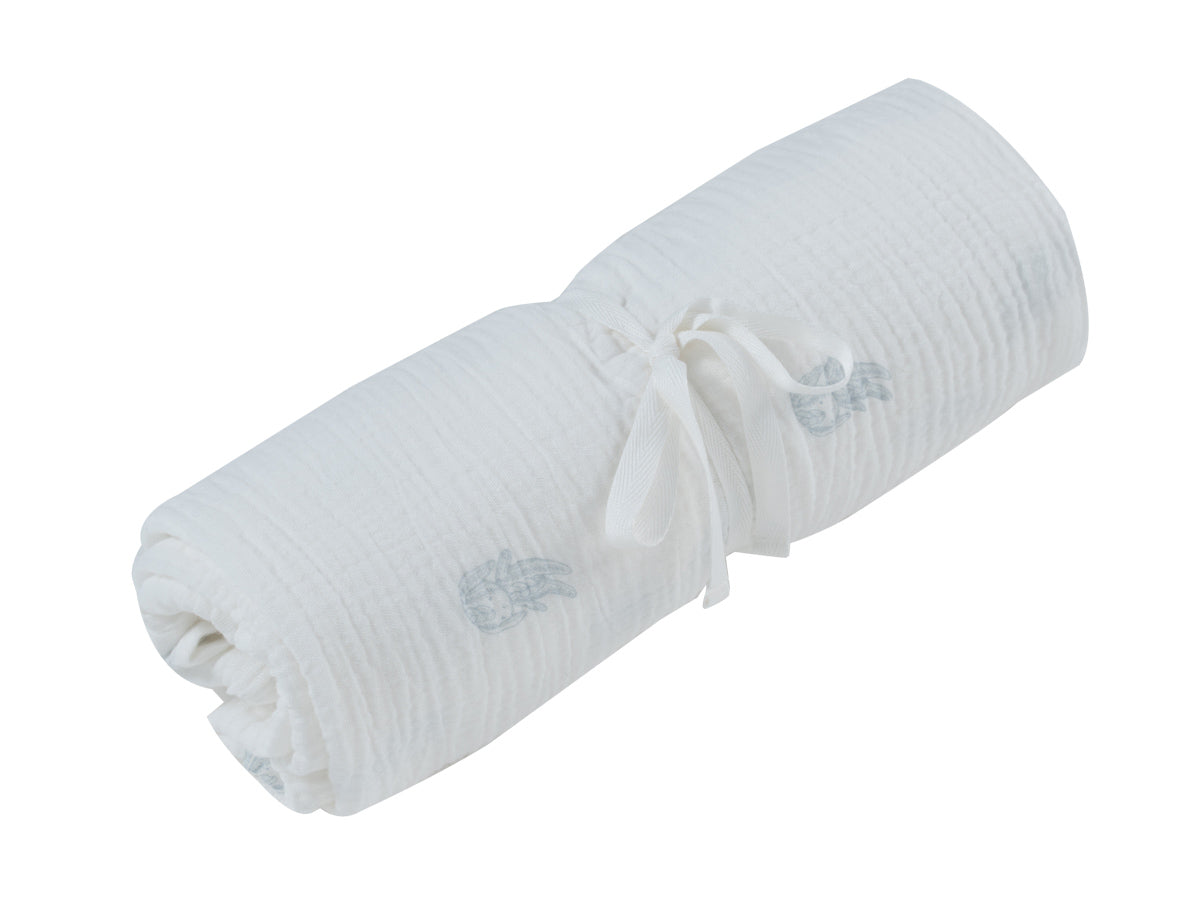 Kipp Atelier Bunny Swaddle - Blue