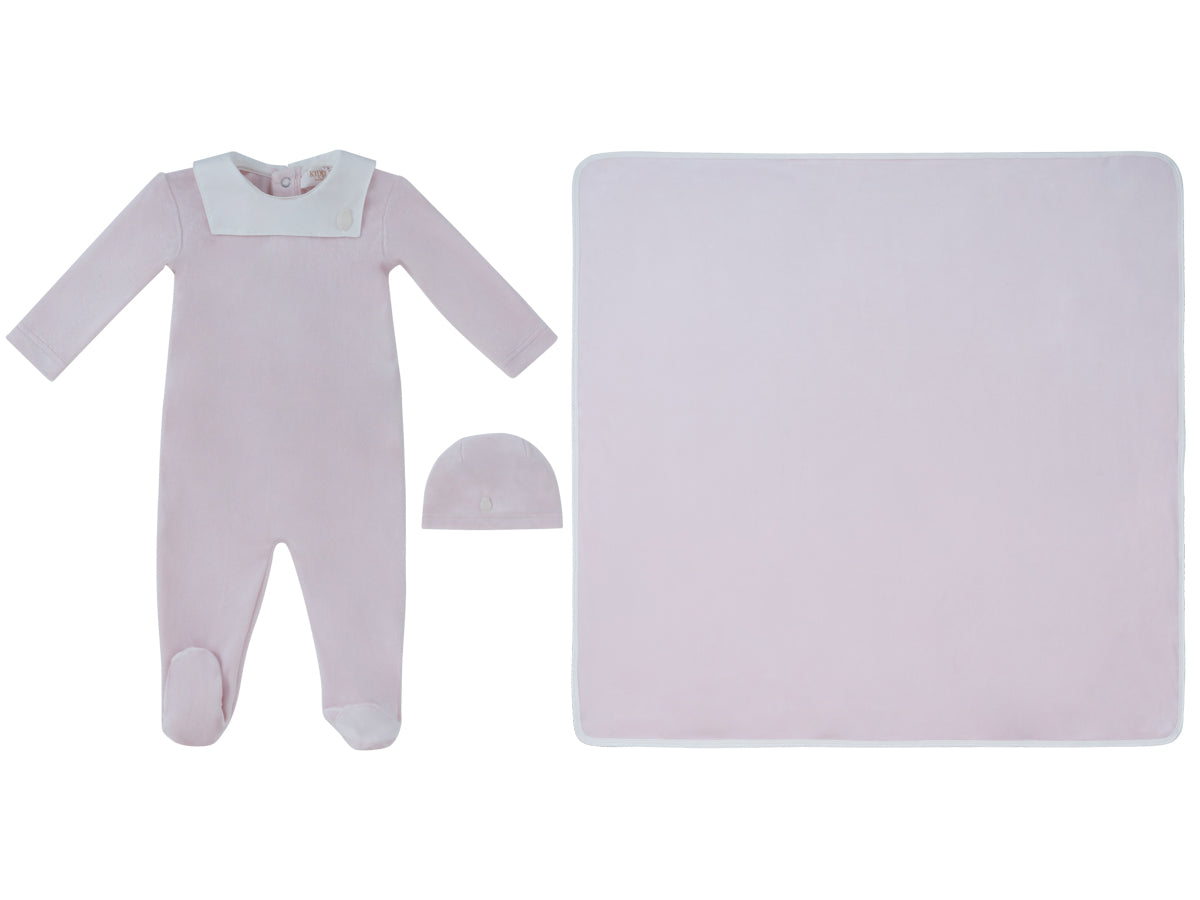 Kipp Classic Bib Layette Set - Pink