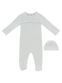Kipp Mon Bebe D'Amour Footie & Hat - Blue