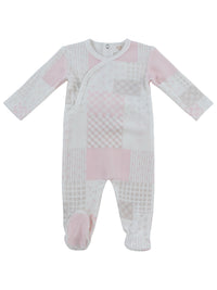 Kipp Patchwork Footie - Pink