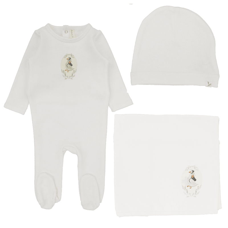 Lilette French Terry Print Layette Set