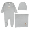 Lilette French Terry Print Layette Set