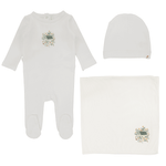 Lilette French Terry Print Layette Set