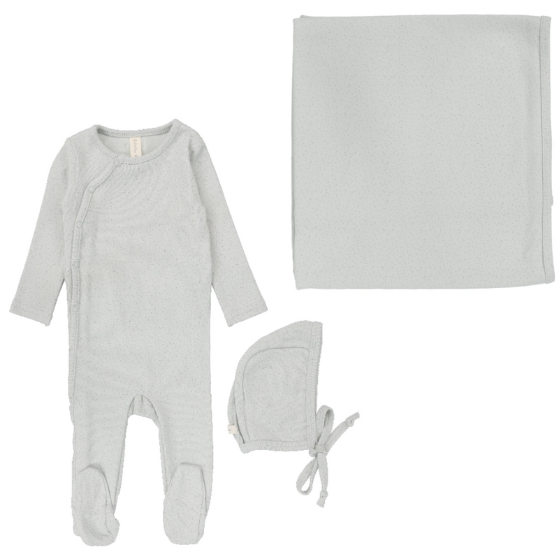 lilette Speckled Layette Set