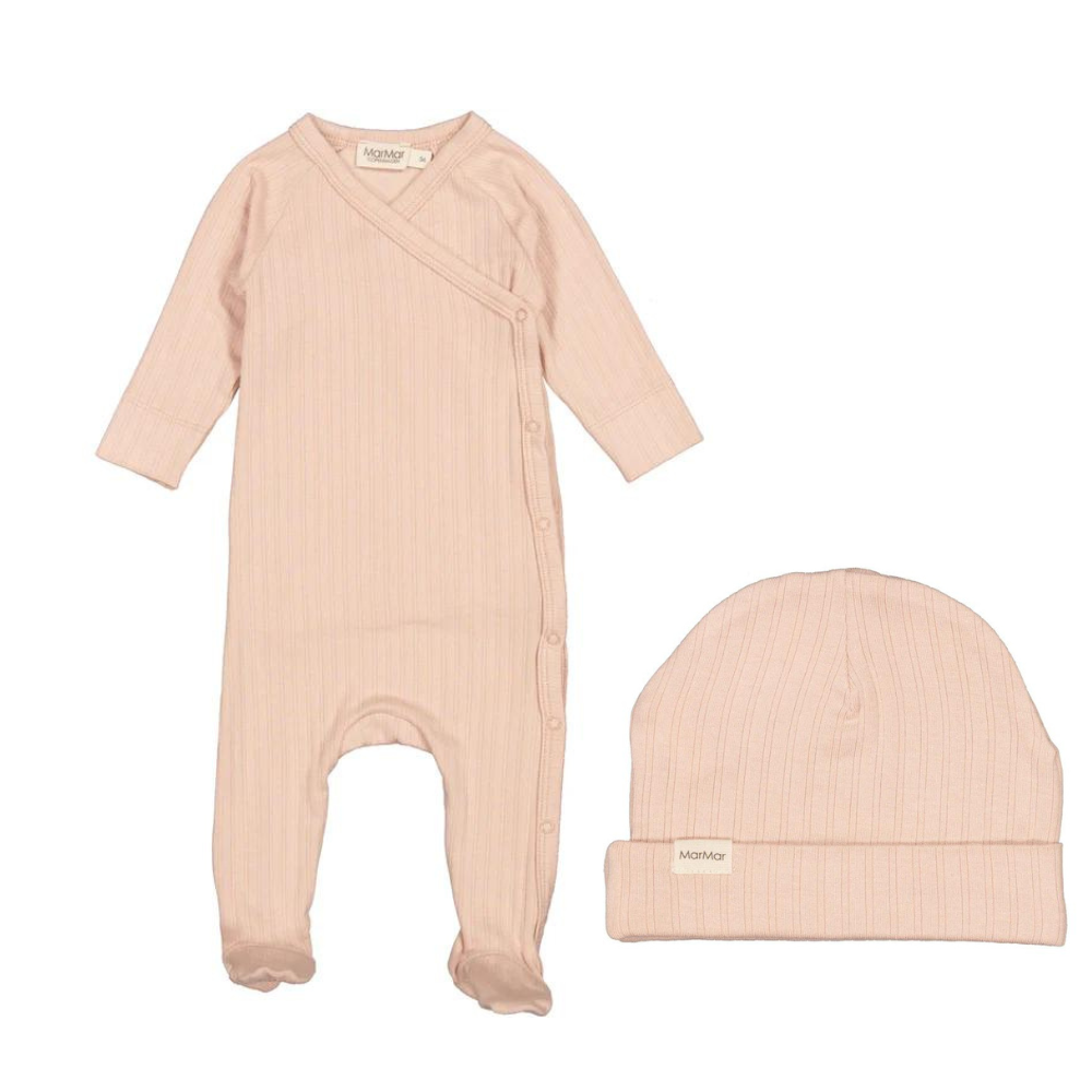 Marmar Side Snap Modal Rubetto Footie & Hat