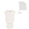 Kipp Linen Wrap Set & Bonnet SS24