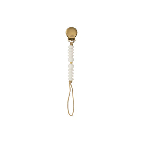 Adora Pacifier Clip - Vanilla Gold Ombre