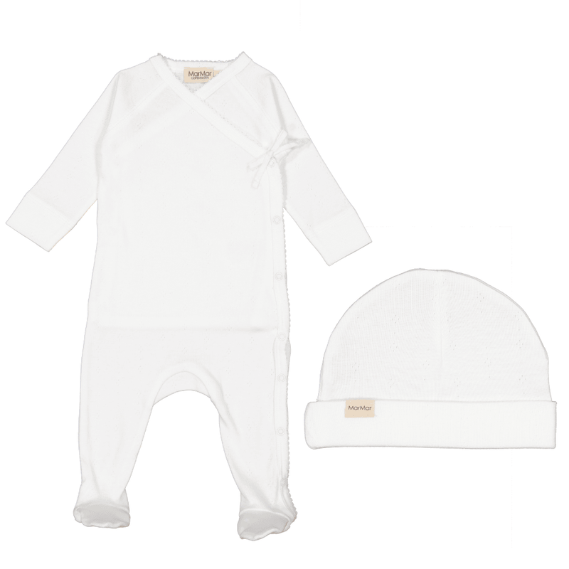 Marmar Pointelle Rubetta Footie & Beanie