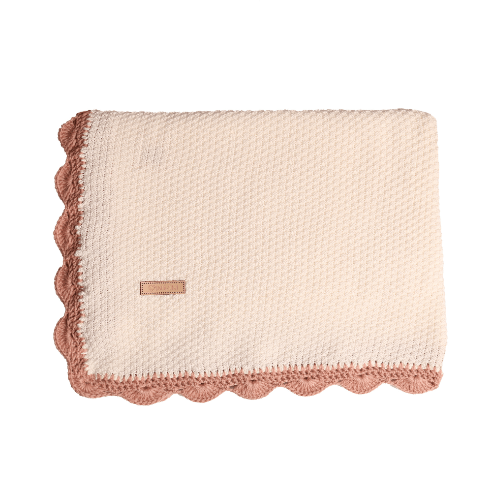 INIMINI Embroidered Edges Blanket