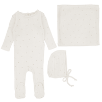 Lilette Printed Pointelle Layette Set