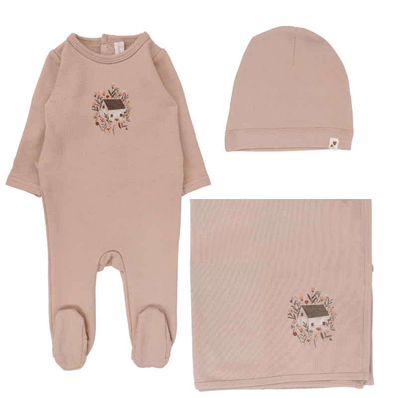 Lilette French Terry Print Layette Set