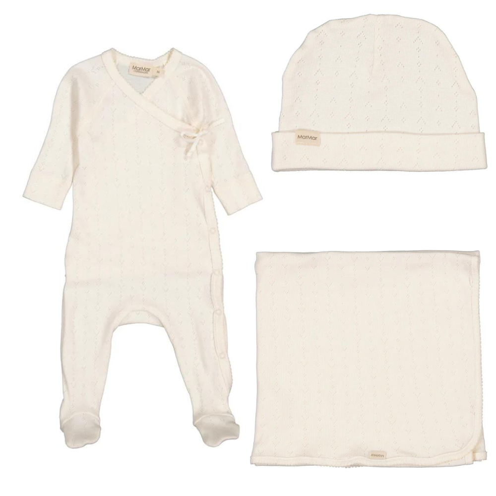 Marmar Modal Pointelle 3Pc Set - Faded Rose Marmar Modal Pointelle 3Pc Set - Faded Rose