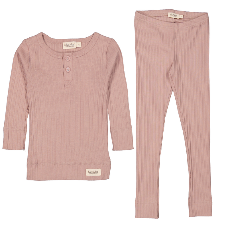 Marmar LS Top Henley & Leggings Leg