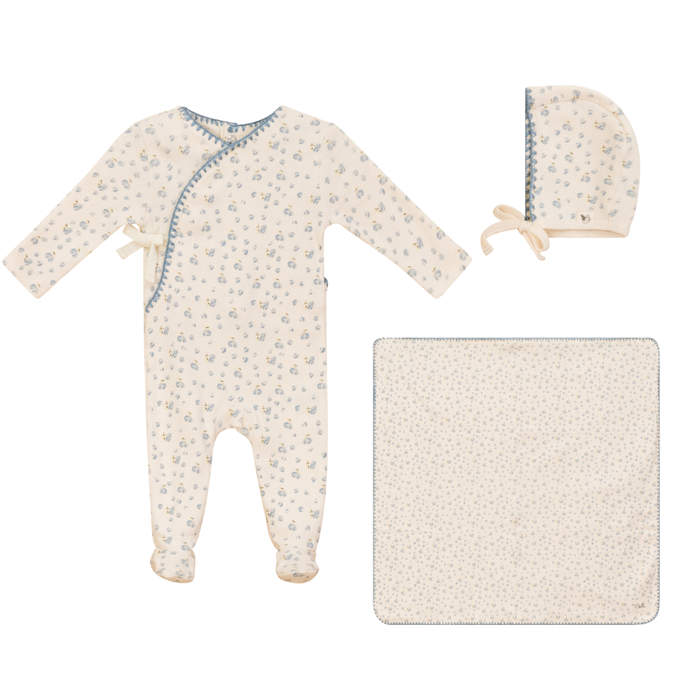 Bebe Bella Fake Wrap Rib Layette Set