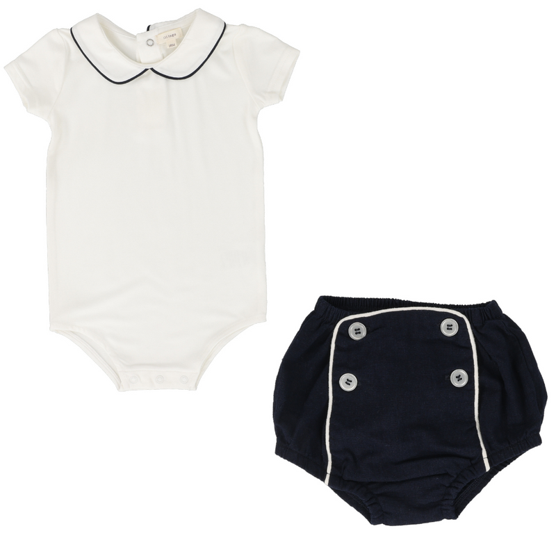 Analogie Peter Pan Onesie & Bloomer Set