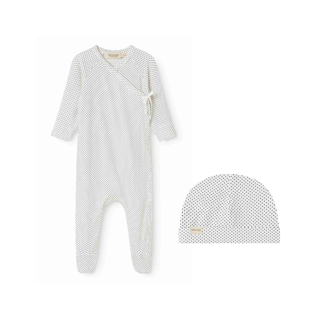 Marmar Tiny Dots Footie & Beanie
