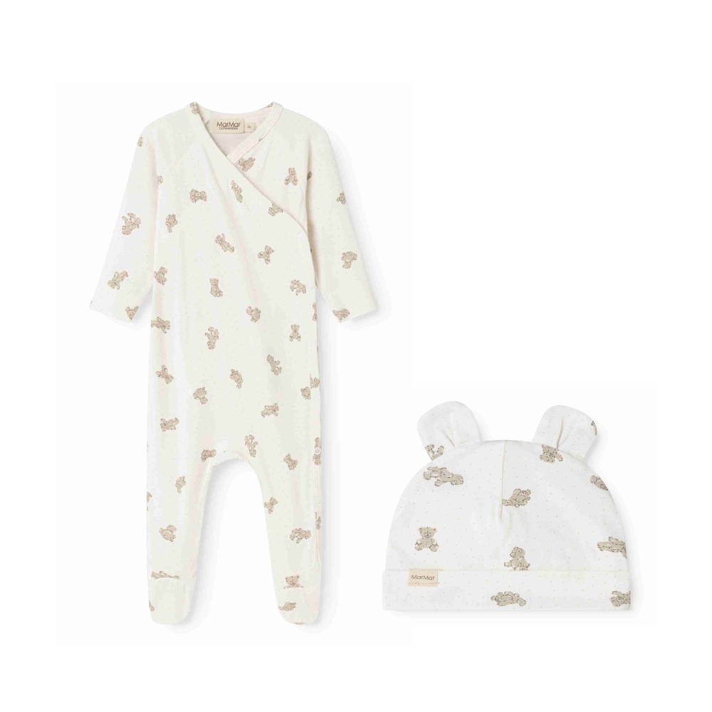 Marmar Teddy Bears Footie & Beanie