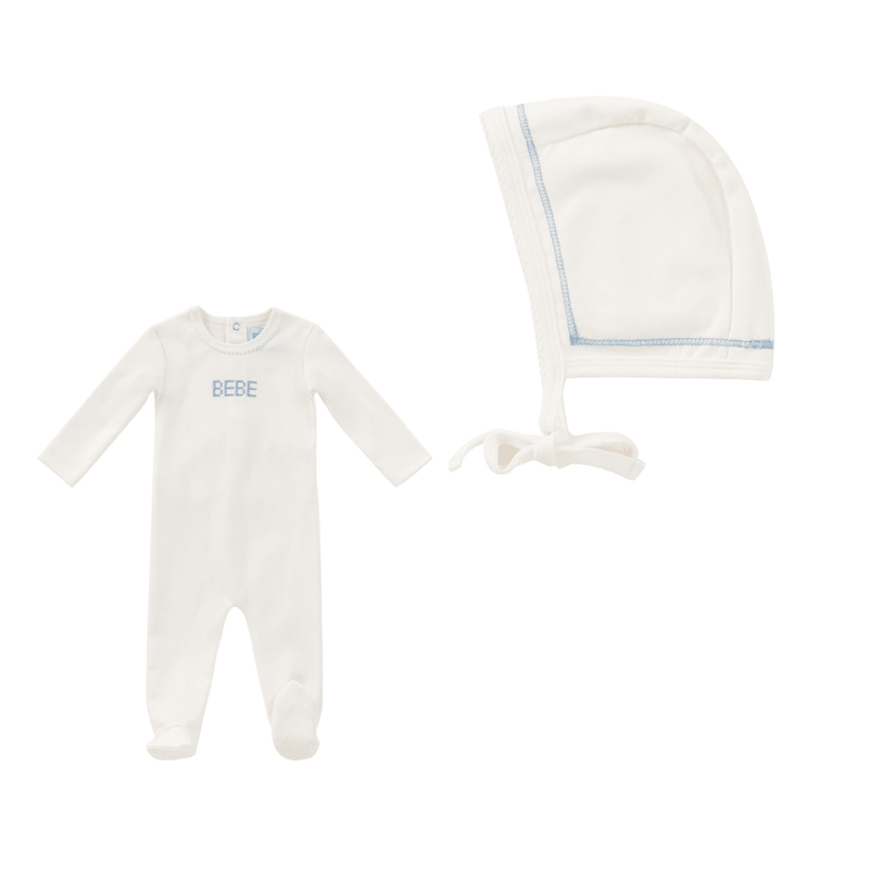 Kipp Bebe Stitch Footie & Bonnet