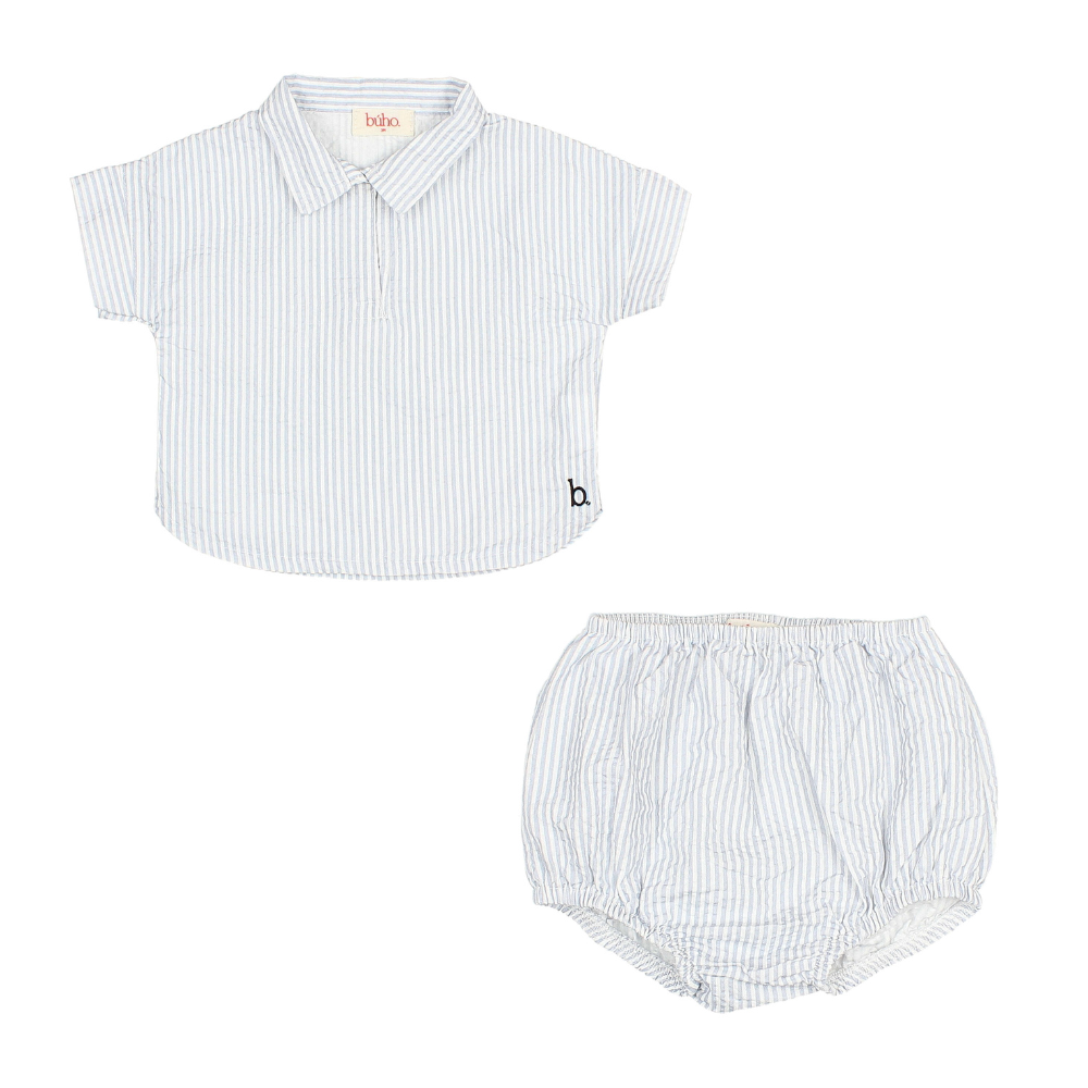 Buho Stripe Top & Bloomer