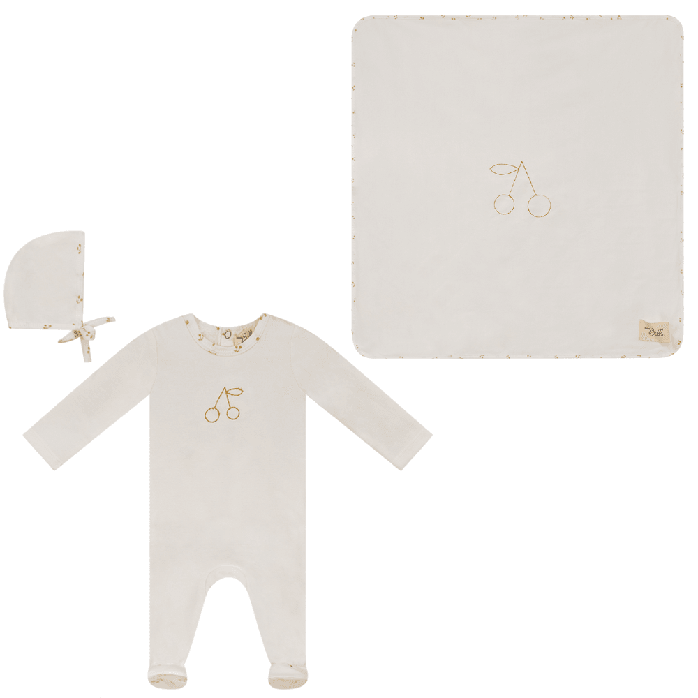 Bebe Bella Embroidered Cherry Layette Set