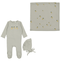 Lilette Embroidered Fruit Layette Set