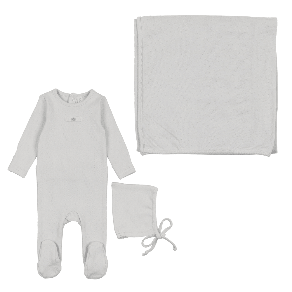 Lilette Pointelle Circle Layette Set