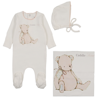 Bee & Dee Cuddle Time Layette Set - Chalk White Girls