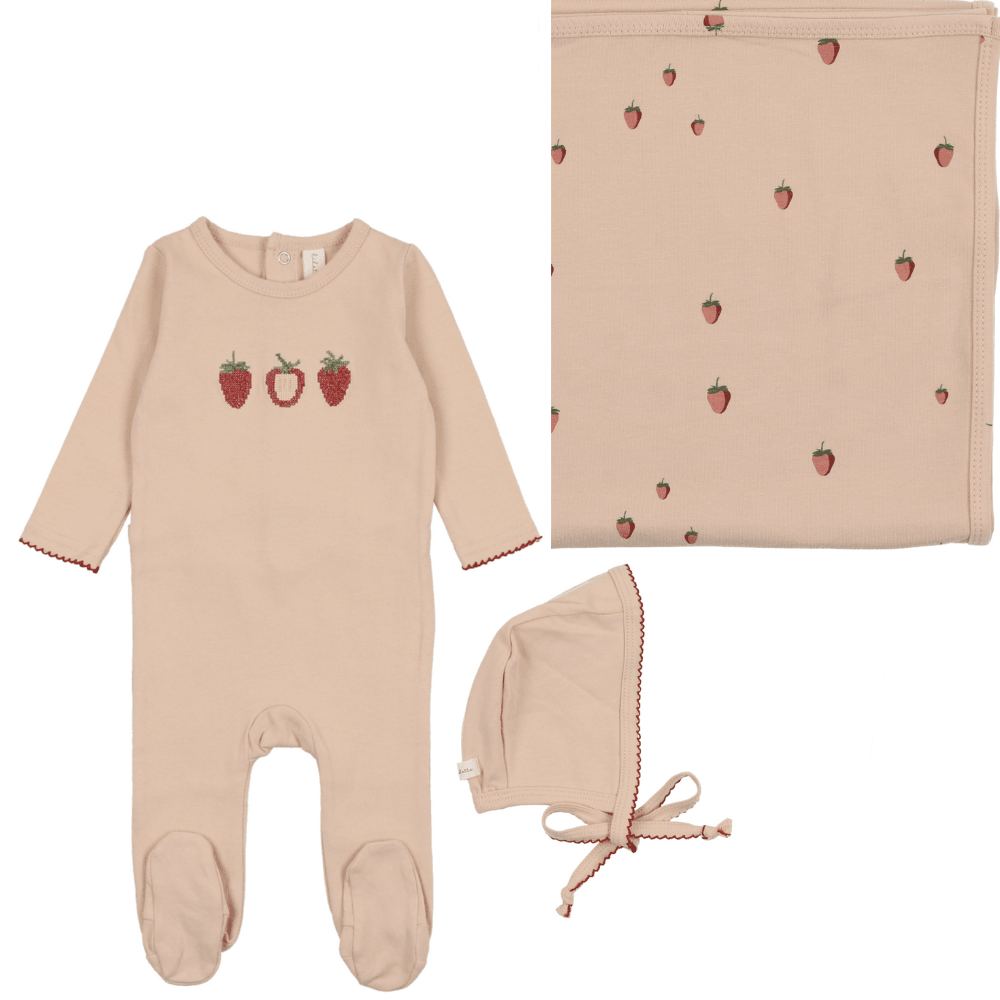 Lilette Embroidered Fruit Layette Set