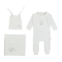 Bondoux Birdie Embroidery Layette Set