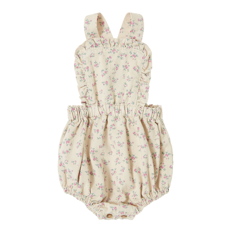 Tocoto Vintage Baby Body Twill Flowers Romper