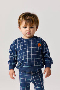 Wander & Wonder Navy Check Sweater & Leggings