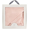 Elys & Co Solid Scalloped Hooded Towel And Washcloth Set