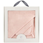 Elys & Co Solid Scalloped Hooded Towel And Washcloth Set