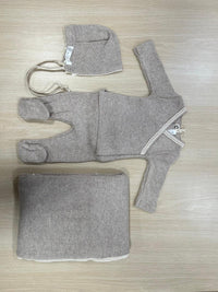 Latte Baby & Child Knit Wrapover Layette Set