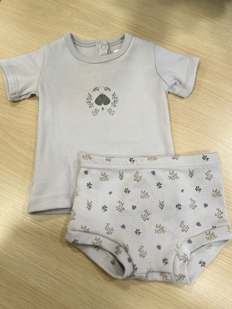 Ely's & Co Garden Floral Print Top & Bloomers