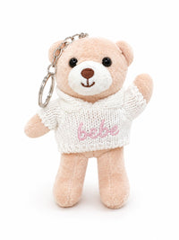 Picky Teddy Bear Hooded Keychain-Pink