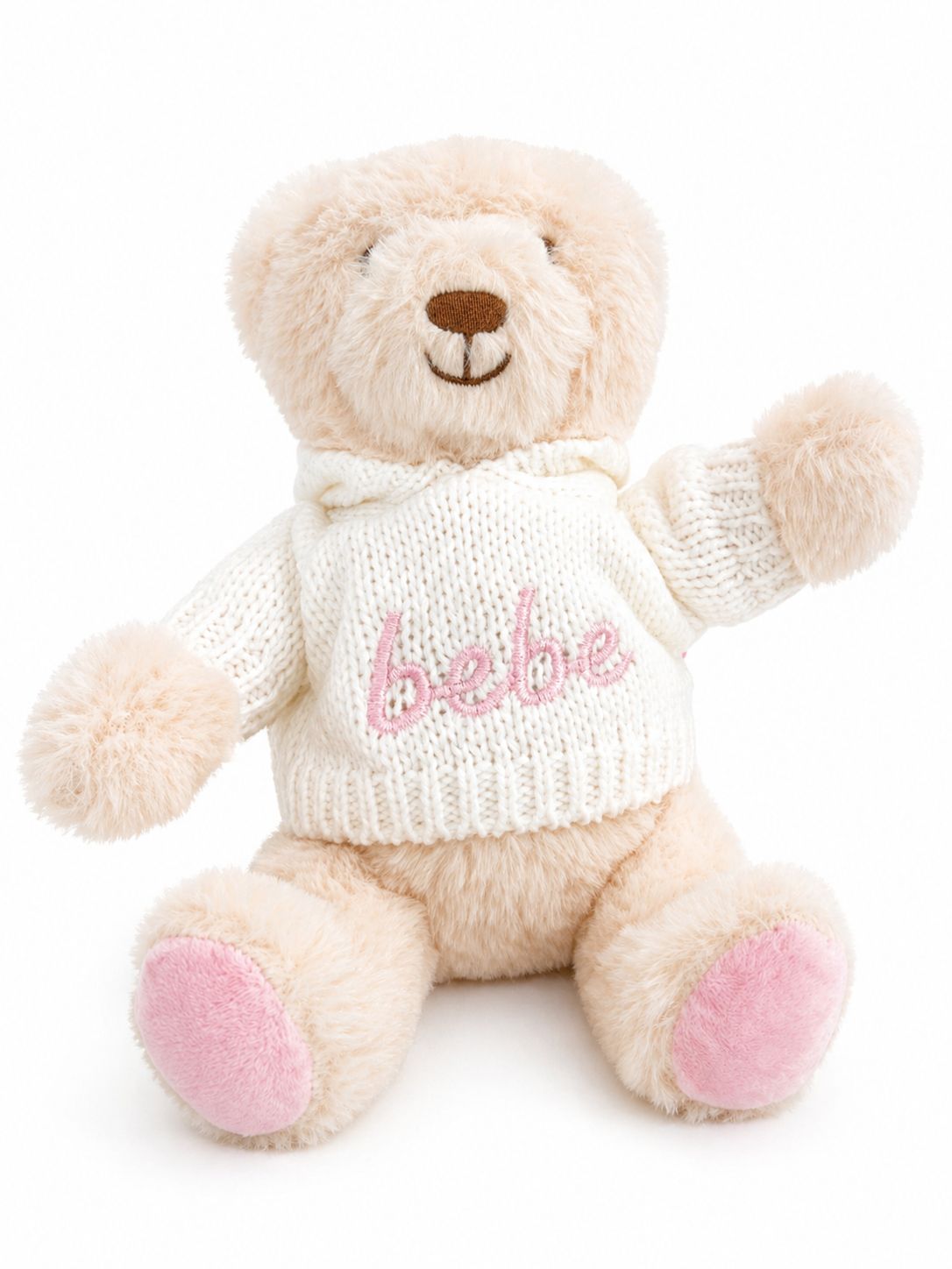 Picky Teddy Bear With Hooded Sweater-Pink