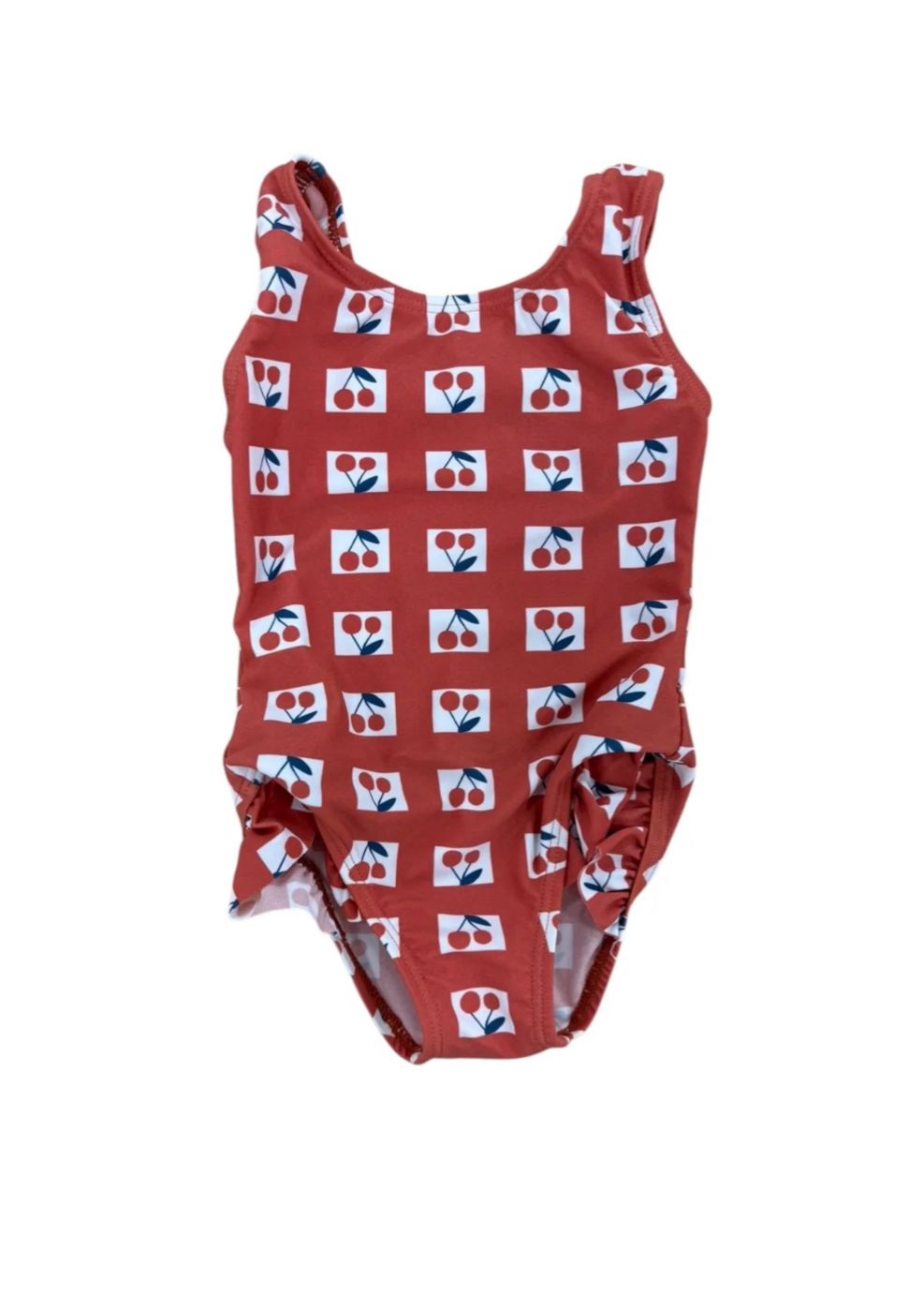 Sunburnt Checked Cherry Swimsuit