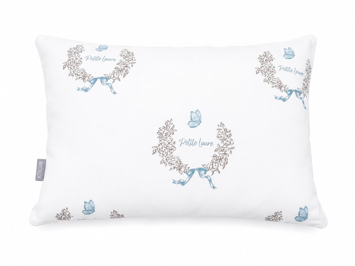 Petite Laure Butterfly Pillow - Blue