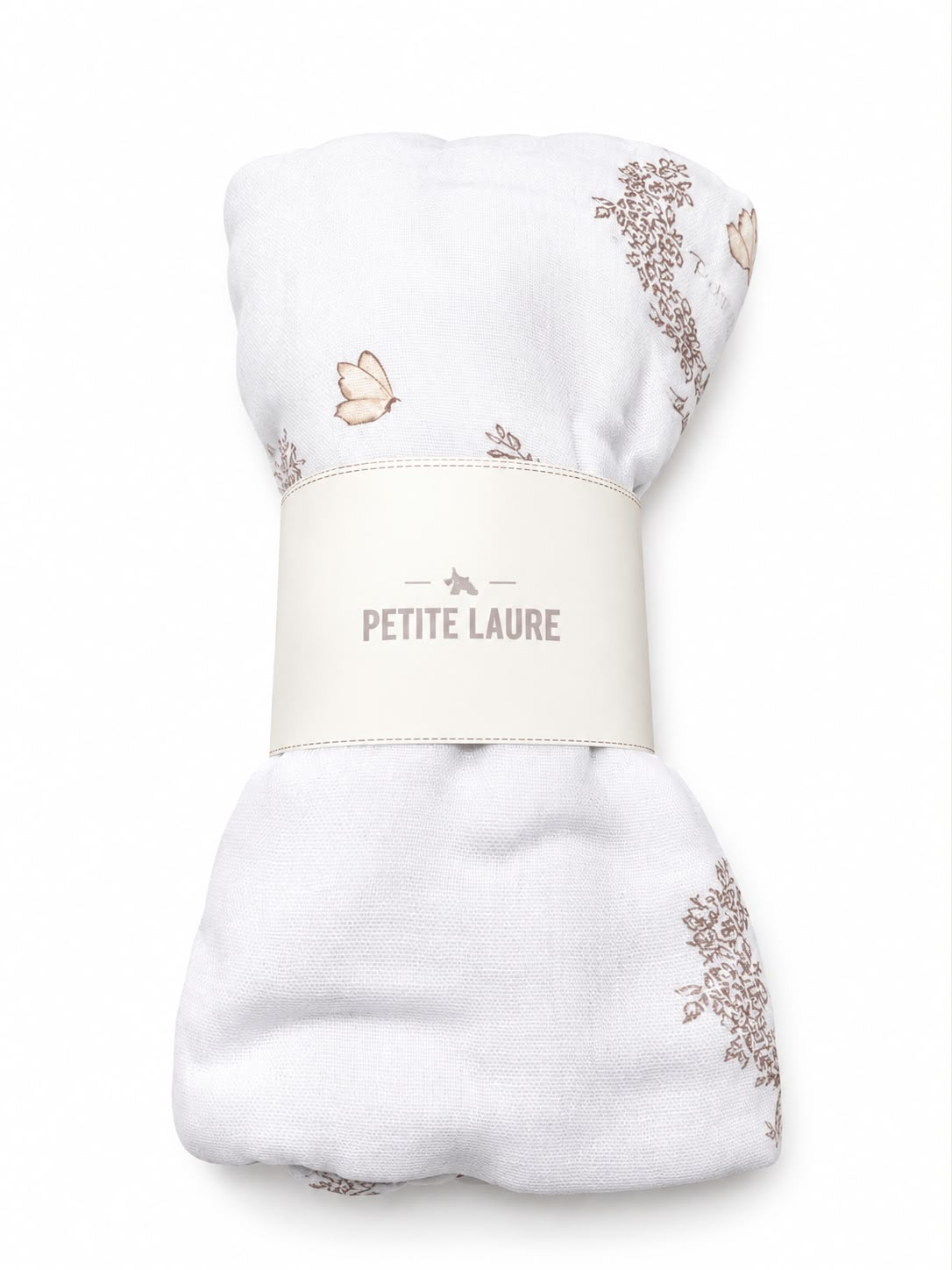 Petite Laure Butterfly Swaddle - Cream