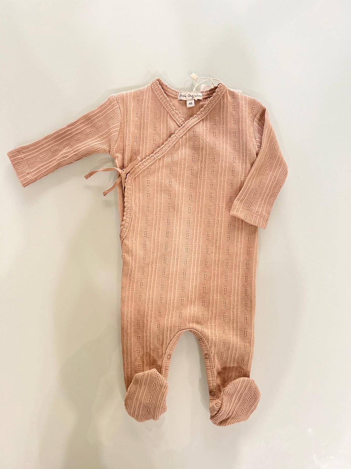 Bebe Organic Wrap Footie